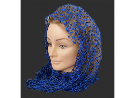 Церковный шарф сетка синий