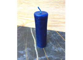Пеньковая свеча синяя