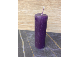 Пеньковая свеча фиолетовая